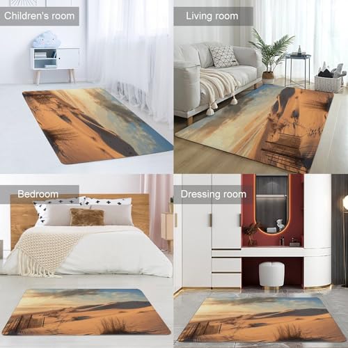 Grand tapis de sol en velours corail absorbant de qualité