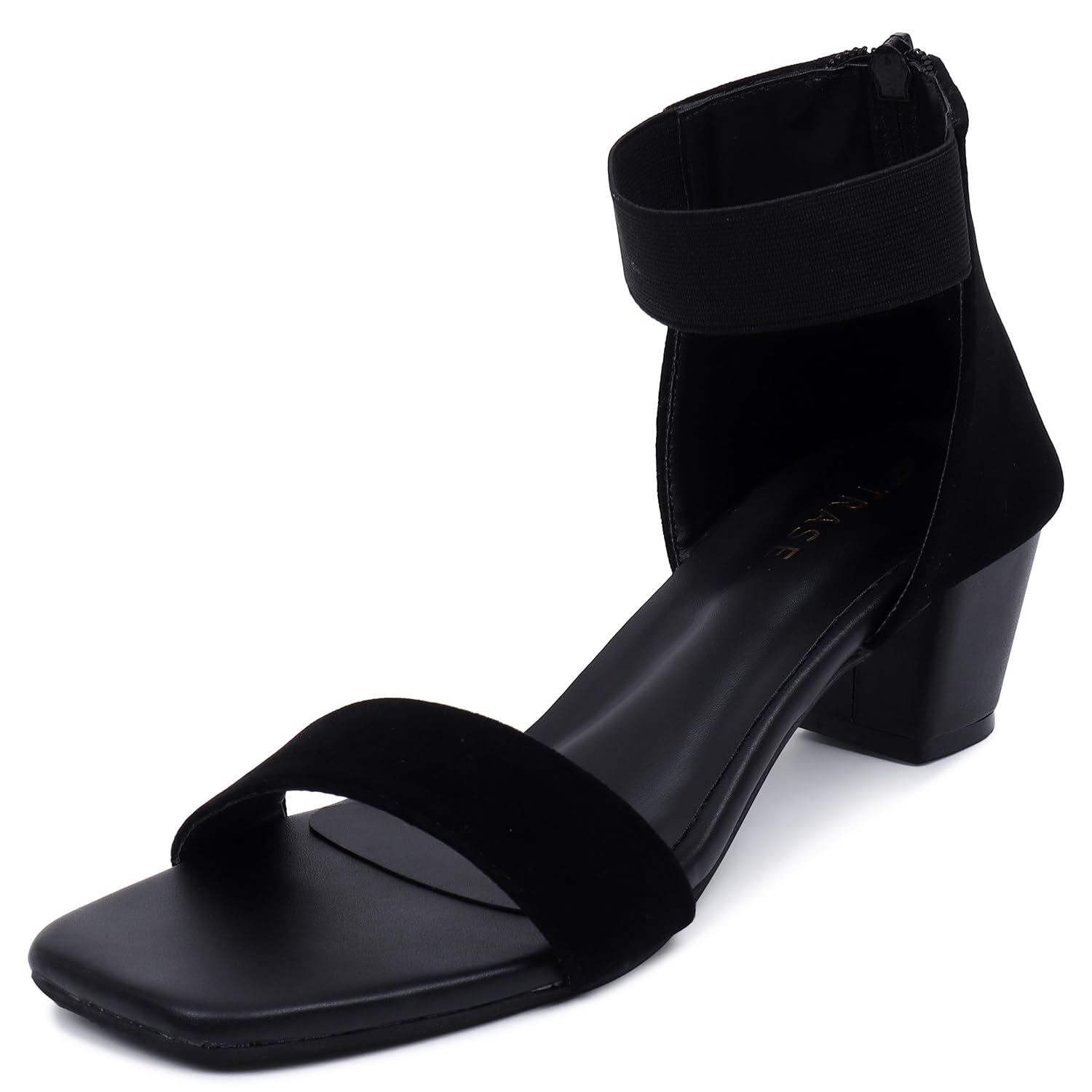 TRASE Womens Ankle Strap Block Heels Sandals| Fashionable Sandals for Women & Girls | Light weight, Soft Footbed, Comfortable & Stylish - Black 4 UK (B0C1ZG287L) Amazon Price History, Amazon Price Tracker