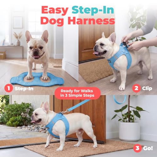 Image of Voyager Step-in Air Dog Vest Harness - Sky Blue, XXX-Small