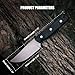 Vosteed Mink Fixed Blade Knives - 3.33’’ Nitro-V Blade with Sheath, Full-Tang Black Micarta Handle - EDC Knife Great for Outdoor Camping Hunting - D0101