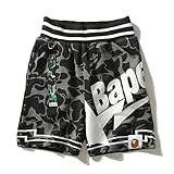 PLKTLT AMY Unisex Camouflage Pattern Shorts Men Women Fashion Sports Pants Summer Beach Shorts Sports Pants Jogging Shorts 3X-Large