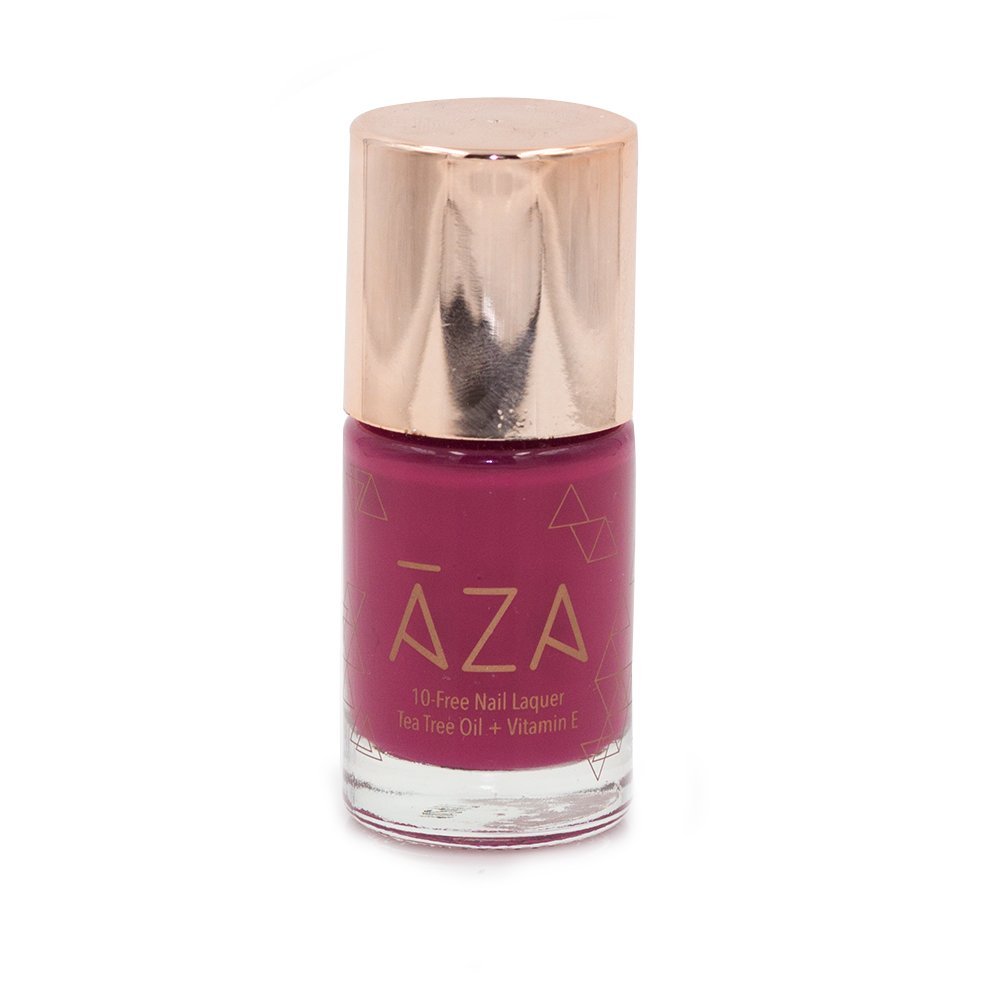 AZA Nail Polish - Vegan, 10-Free, Cruelty-Free, Non-Toxic, Chip Resistant, Made in USA,Deep Magenta Pink, Gorgeous Shades (No Love for Scrubs)