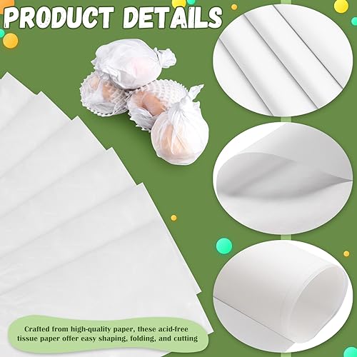Rykomo RY-CJ-002 200 Sheets 15 X 20 Inch Acid Free Archival Tissue Paper thumb #2