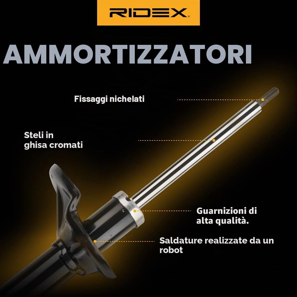 RIDEX 854S1598 2x Ammortizzatore Anteriore Anteriore Destra Anteriore Sinistra Compatibilità con BMW 3 Sedan E36