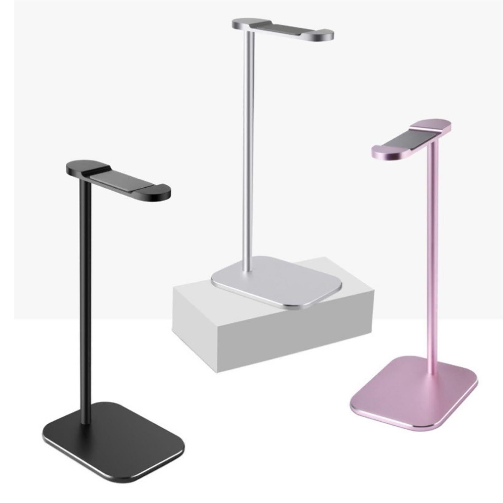 Supporto Per Cuffie Porta Cuffie Supporto Da Tavolo In Lega Di Alluminio Per Culla Accessori Per Per Cuffie Gioco Per PC Organizzare(Pink)