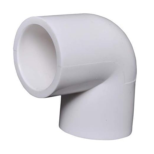 Navkar Trading co UPVC Plastic Elbow Pipe Fitting Coupling Elbow Connector (2 inch) (20 Pics, White)