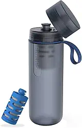 Philips Water GoZero Active Bottle, Squeeze Hydration Bottle, Filtering Water Bottle, Melhorando o sabor da água da torneira
