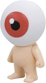 ソフビ人形☆目玉おやじ☆妖怪大事典つき ゲゲゲの鬼太郎（第3期）