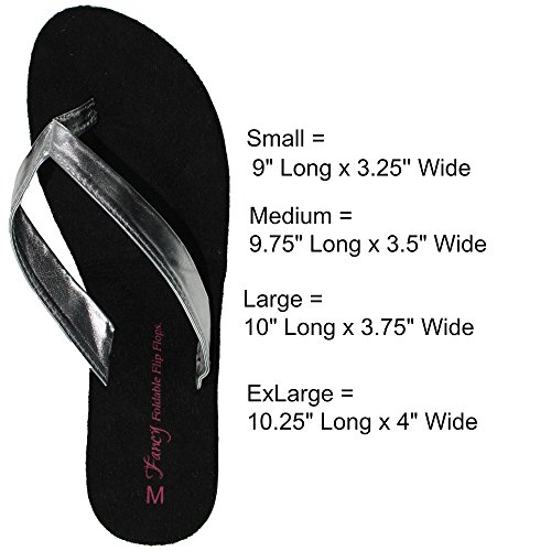 fancy foldable flip flops