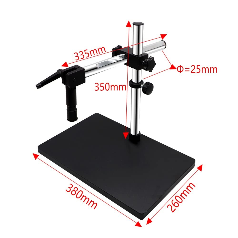 Microscopio Soporte Universal Digital USB for Microscopio, Soporte Giratorio de 360 ​​Grados de 25mm, Soporte de Metal for Microscopio estéreo Industrial