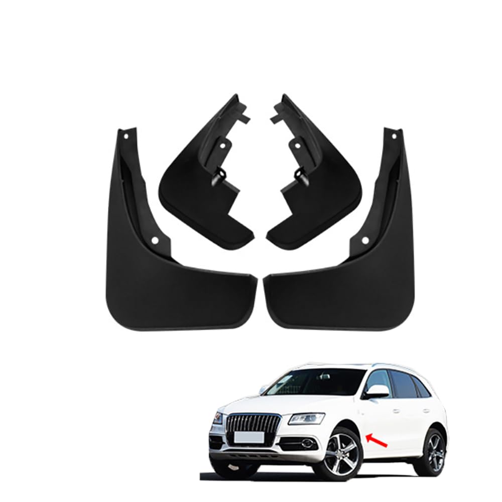 AMHVMU 4pcs Mud Flaps for Audi Q5 Sport (without wheel arches) 2010-2017