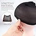 FANDAMEI Wig Cap, Nylon Wig Caps, 4 Pieces Stocking Wig Caps for Women (Black）