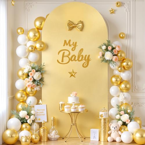 Funda para Arco Fondo Dorado 7.2FT para Eventos miniatura 2
