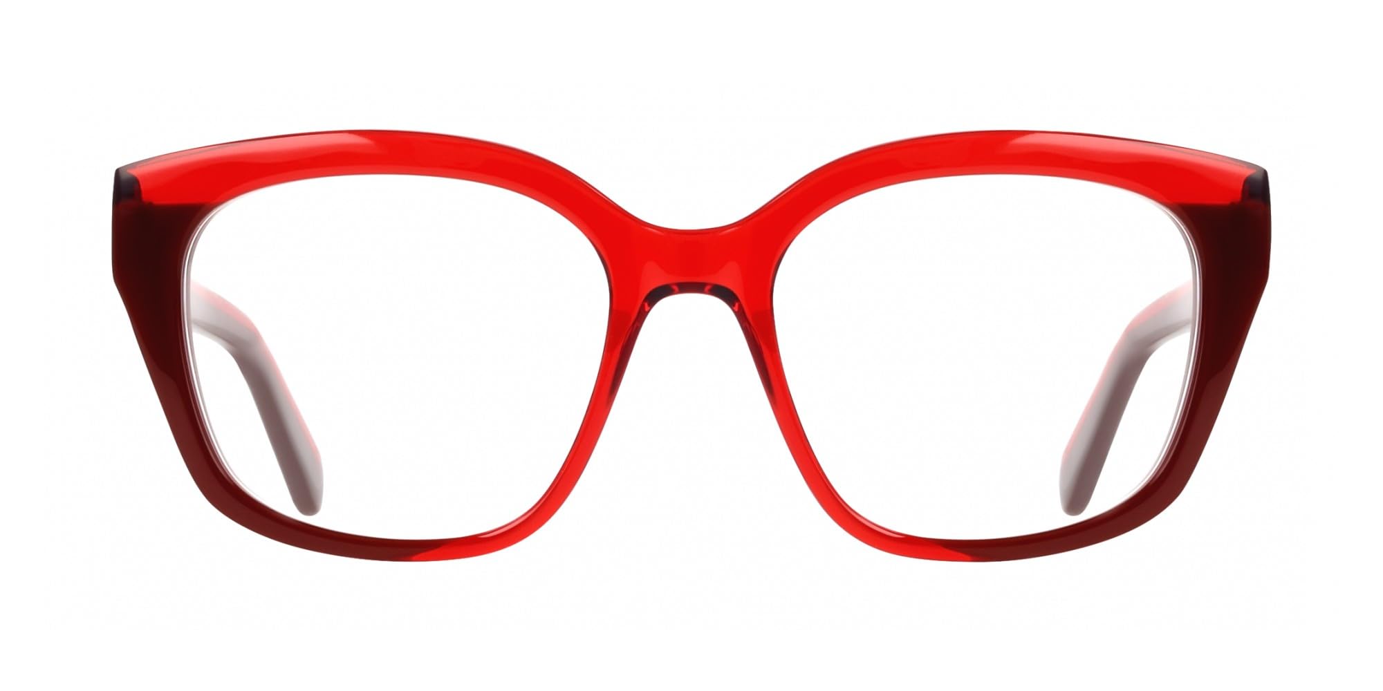 GAFAS FERRAGAMO SF3023 - C: PRZEZROCZYSTY CZERWONY/CIEMNY CZERWONY Rozmiar oczu: 51 Most: 18 Zdrowie i higiena osobista
