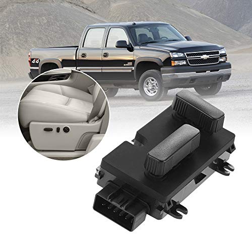 Mangos Compatibleu 12450166 Driver Left 8 Way Power Seat Switch/Recliner Switch Fit For Chevrolet Silverado Gmc Sierra Cadillac Escalade #TOP6