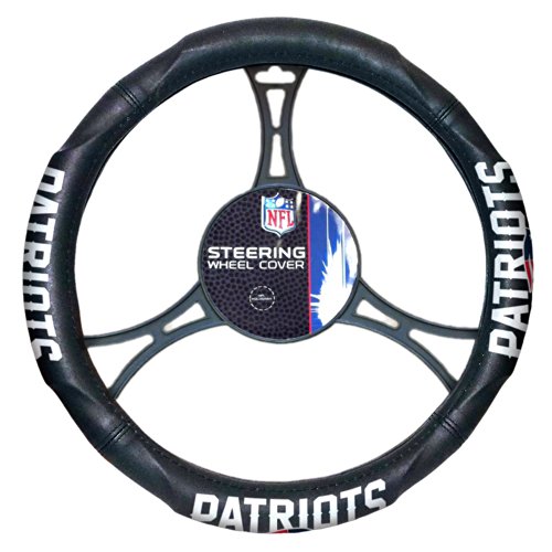 NFL New England Patriots Steering Wheel Cover, 14.5