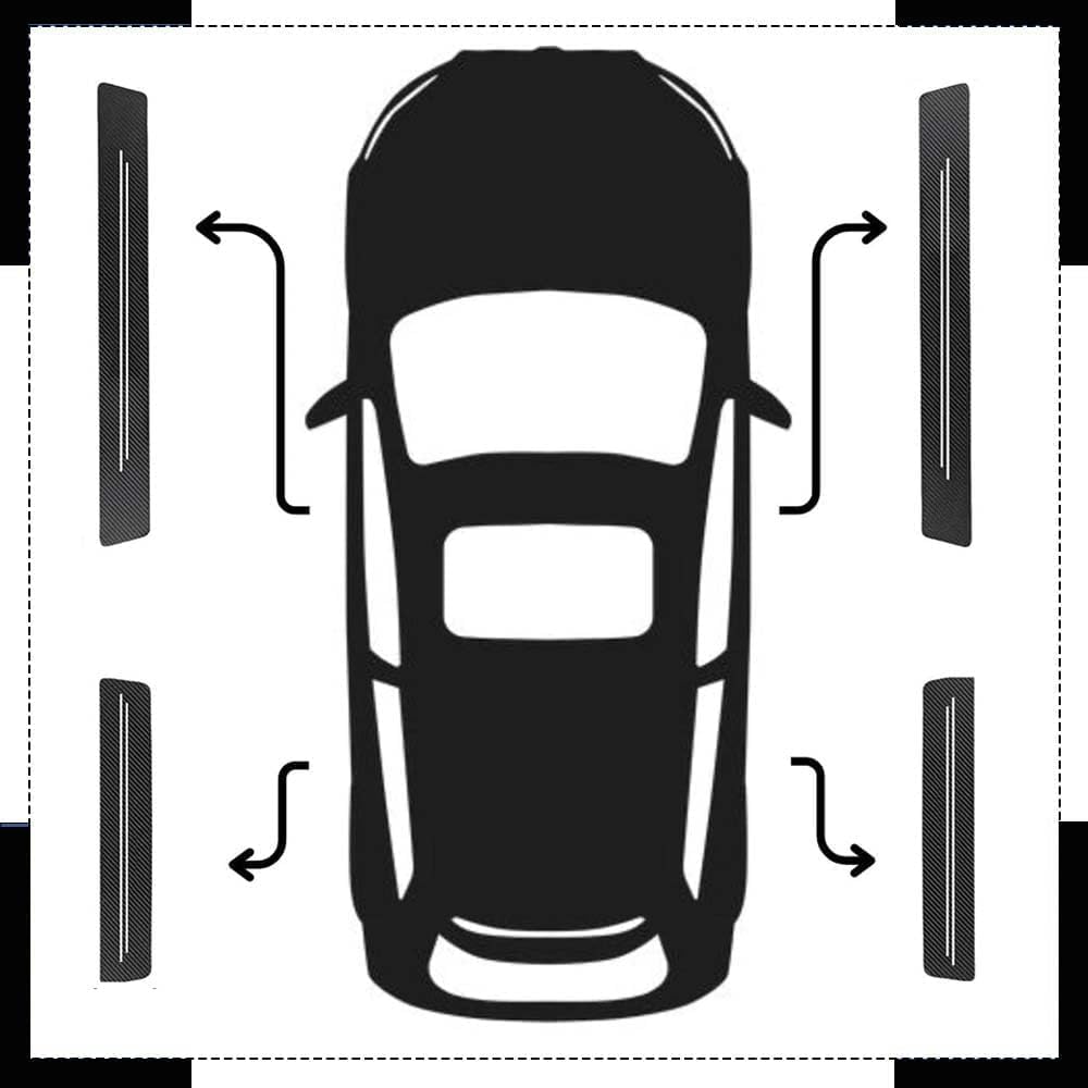 RepweY 4 Stück Auto Edelstahl Einstiegsleisten Türschweller Pedal für Opel Grandland X 2017 2019