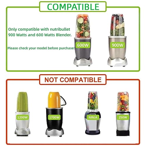 Image of 2-Pack 32 oz Blender Cups Fit for Nutribullet 600W and 900W Series Blender