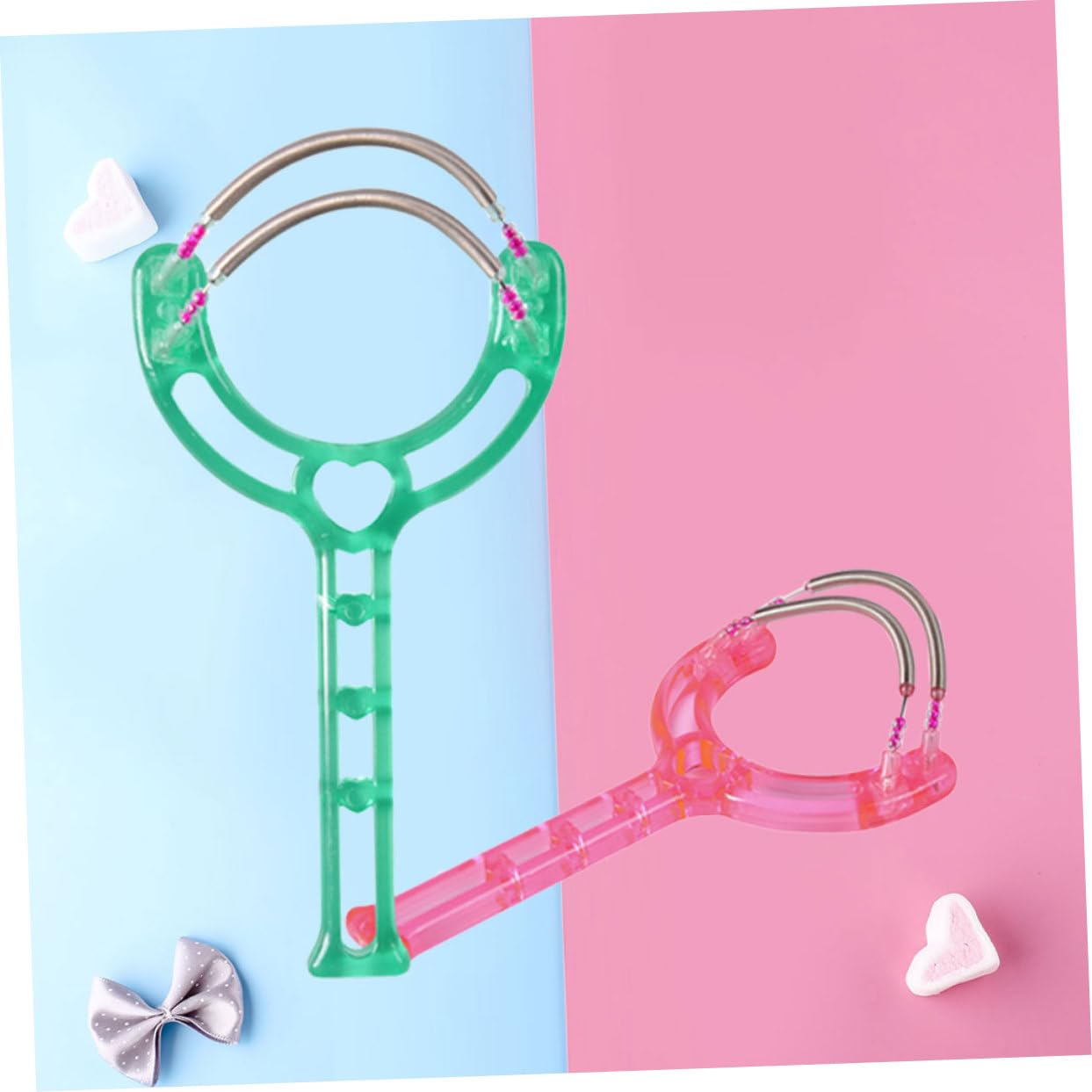 Healeved Hair Removal Device Spring Facial Hair Remover Epilator for Face Money Saver Random Color