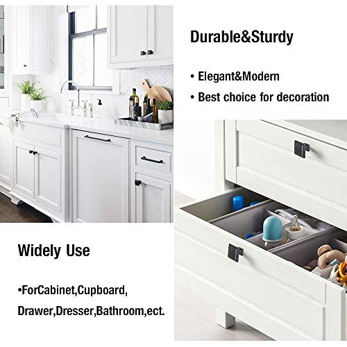 Homdiy Cabinet Knobs Drawer Knobs Black - Hd9111Bk Cabinet Hardware (25 Pack) Solid Cabinet Door Knobs Drawer Knobs For Kitchen Cabinets #TOP4