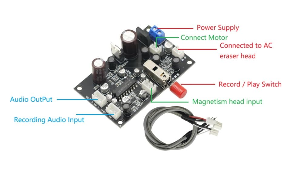 Amazon.com: TA7668 Tape Recording Playback Preamplifier Amplifier