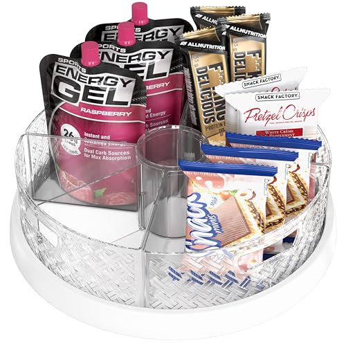 Simple Houseware 12-Inch Lazy Susan Turntable with Removable Bins...