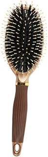 Beavorty 1Pc Escova De Cabelo Portátil Escova De Cabelo De Cerdas Naturais Escovas De Bebê Para Cabelo Escova De Cerdas De Javali Escova De Cerdas De Cabelo Recém-Nascido Pente De Massagem