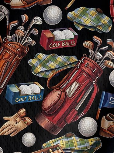 Image of PAGYMO Funny Golf Shirts for Men Crazy Printed Pattern Novelty Moisture Wicking Performance Mens Polo Shirt