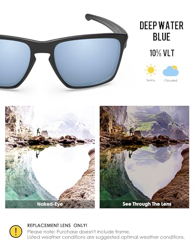 Image of BLAZERBUCK Replacement Lenses for Oakley Sliver XL OO9341 Sunglass