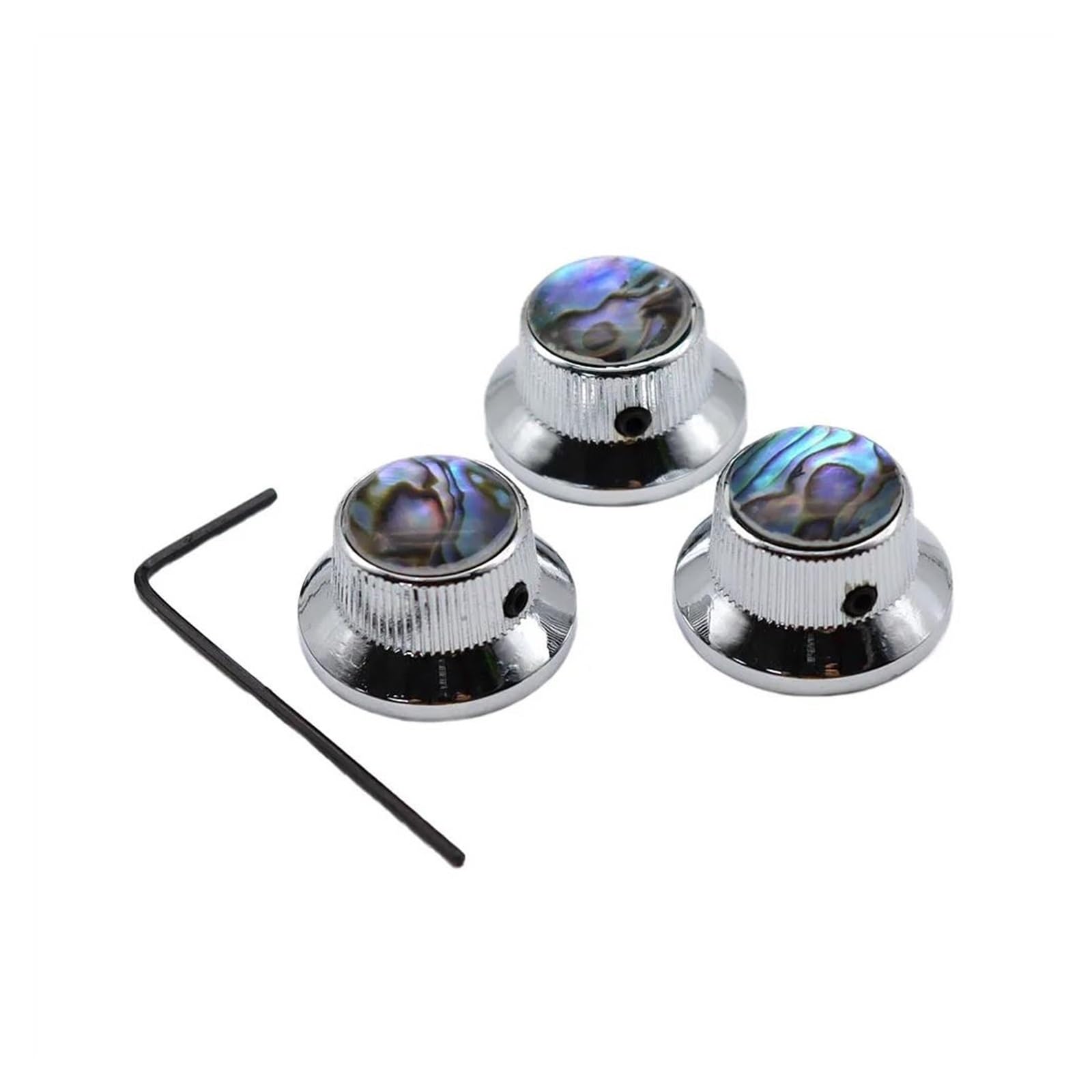 Amazon | 1 個/3 個金属エレキギターベースノブコントロール