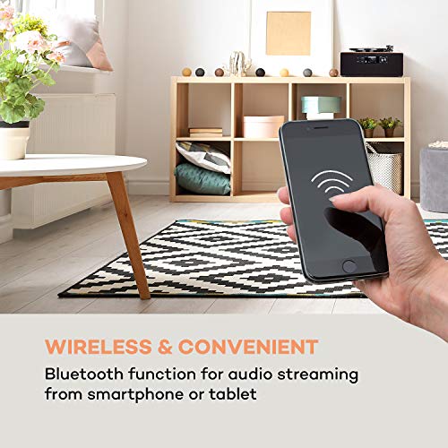 auna Connect Vinyl Cube Platine Smart Radio: Internet/Dab+/FM, Fonction Bluetooth, Port USB, App-Control, Vinyle… - Les Beatles, Paul McCartney, John Lennon, RIngo Starr, George Harrison auna Connect Vinyl Cube Platine Smart Radio: Internet/Dab+/FM, Fonction Bluetooth, Port USB, App-Control, Vinyle… – Image 5