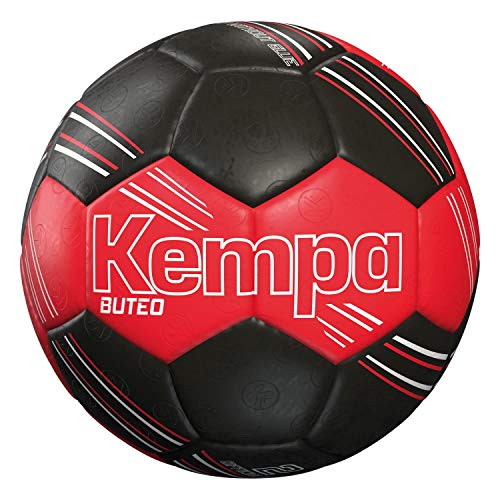 Kempa Buteo Fußballbälle rot/schwarz 2