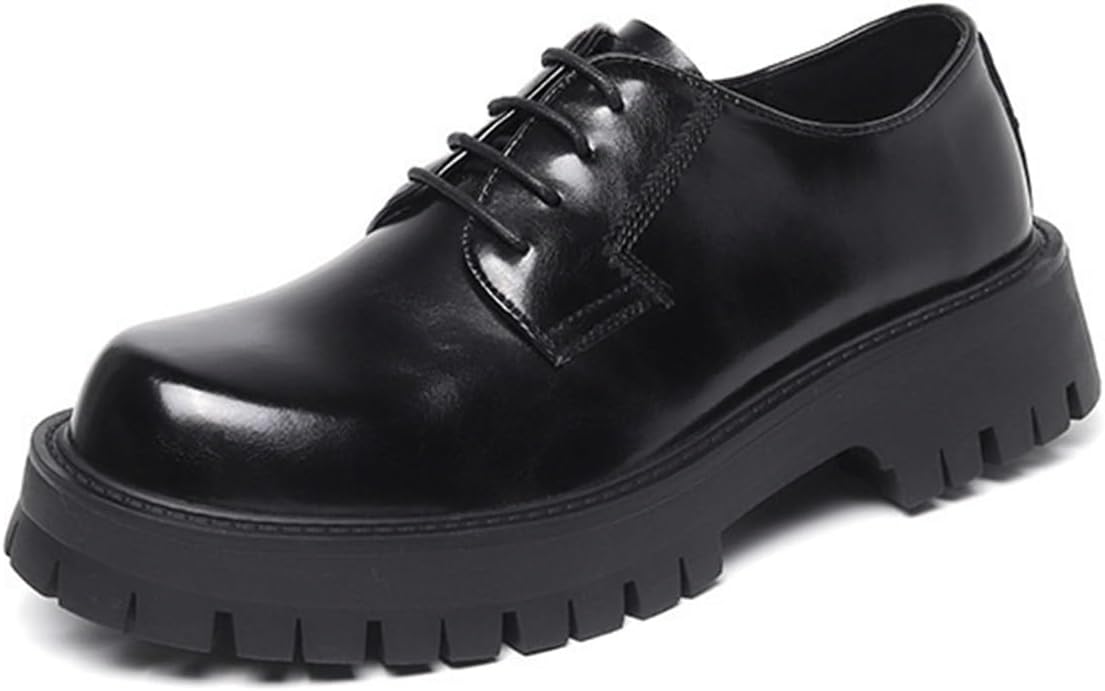 Dress Shoes for Men Men's Leather Casual Shoes Round Toe Stylish Footwear for Everyday Wear