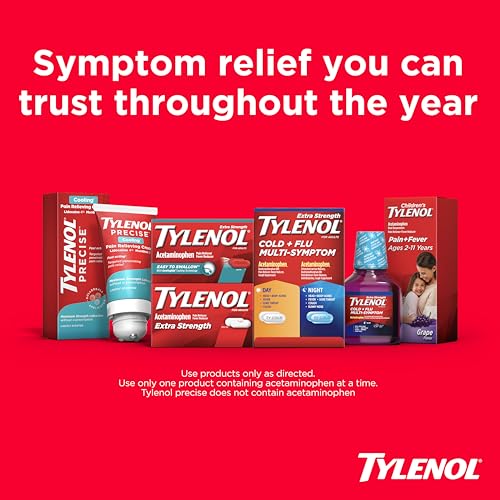 Tylenol Cold + Flu + Chest Congestion Caplets, 24 ct - image 8