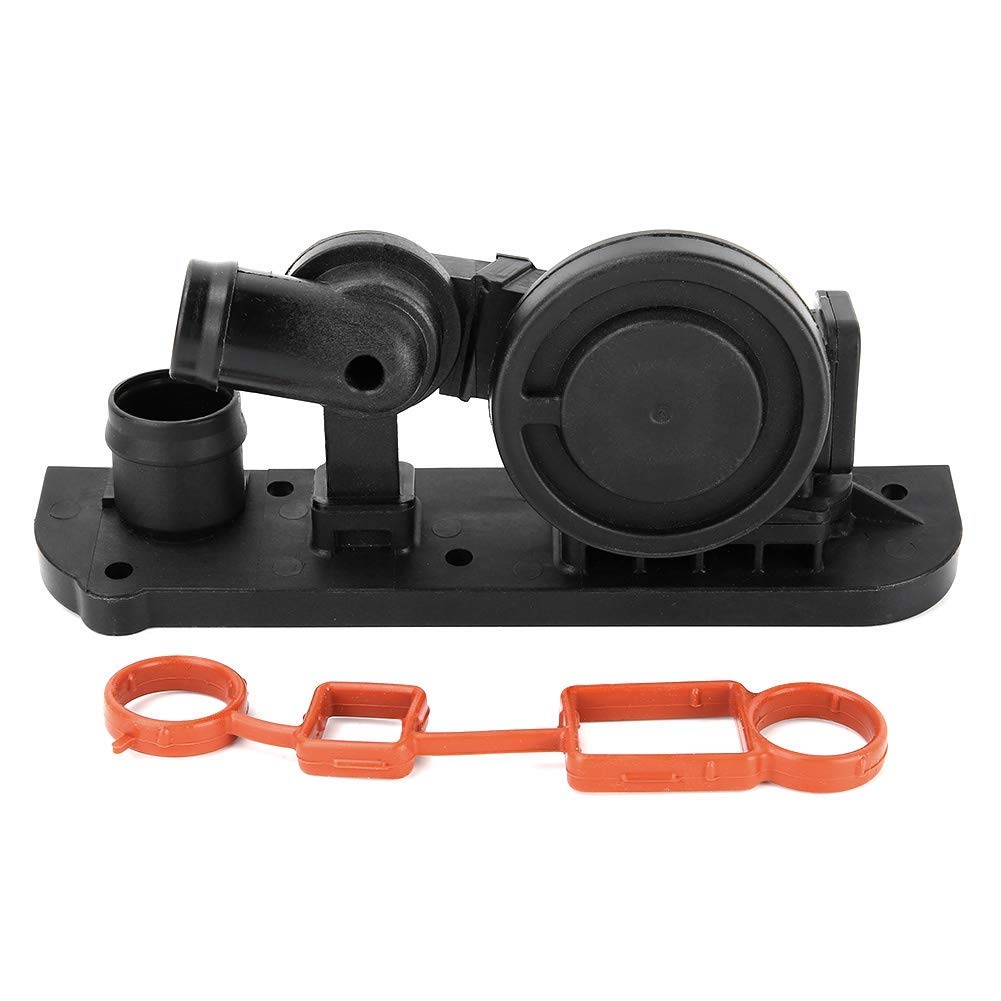 Aramox Soupape PCV, tuyau d'évent de soupape de reniflard PCV 06F129101N ABS Noir