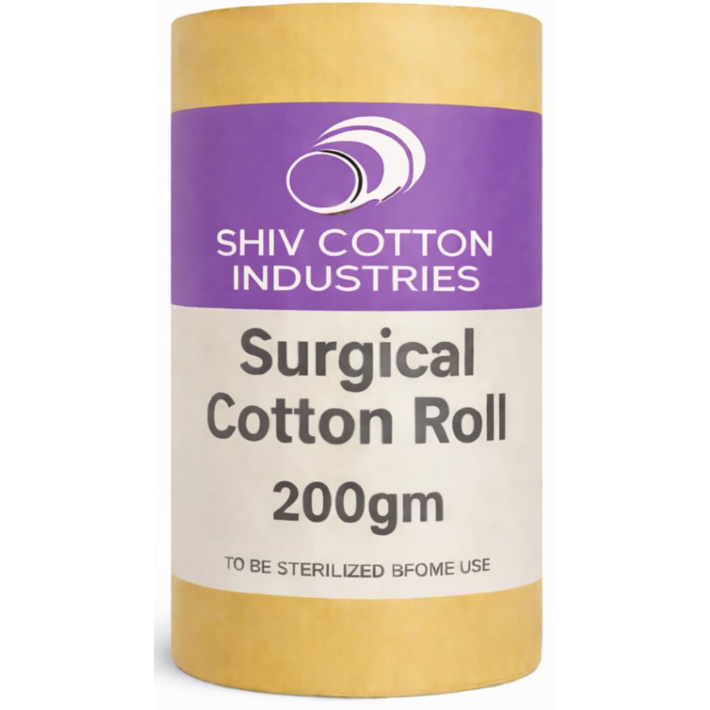 Surgical Cotton Roll, 200gm, Medical-Grade, Absorbent, Hygienic, Multipurpose for Medical Use, Wound Care, Baby Care, Beauty Salons (RR200GM20)-picture-26