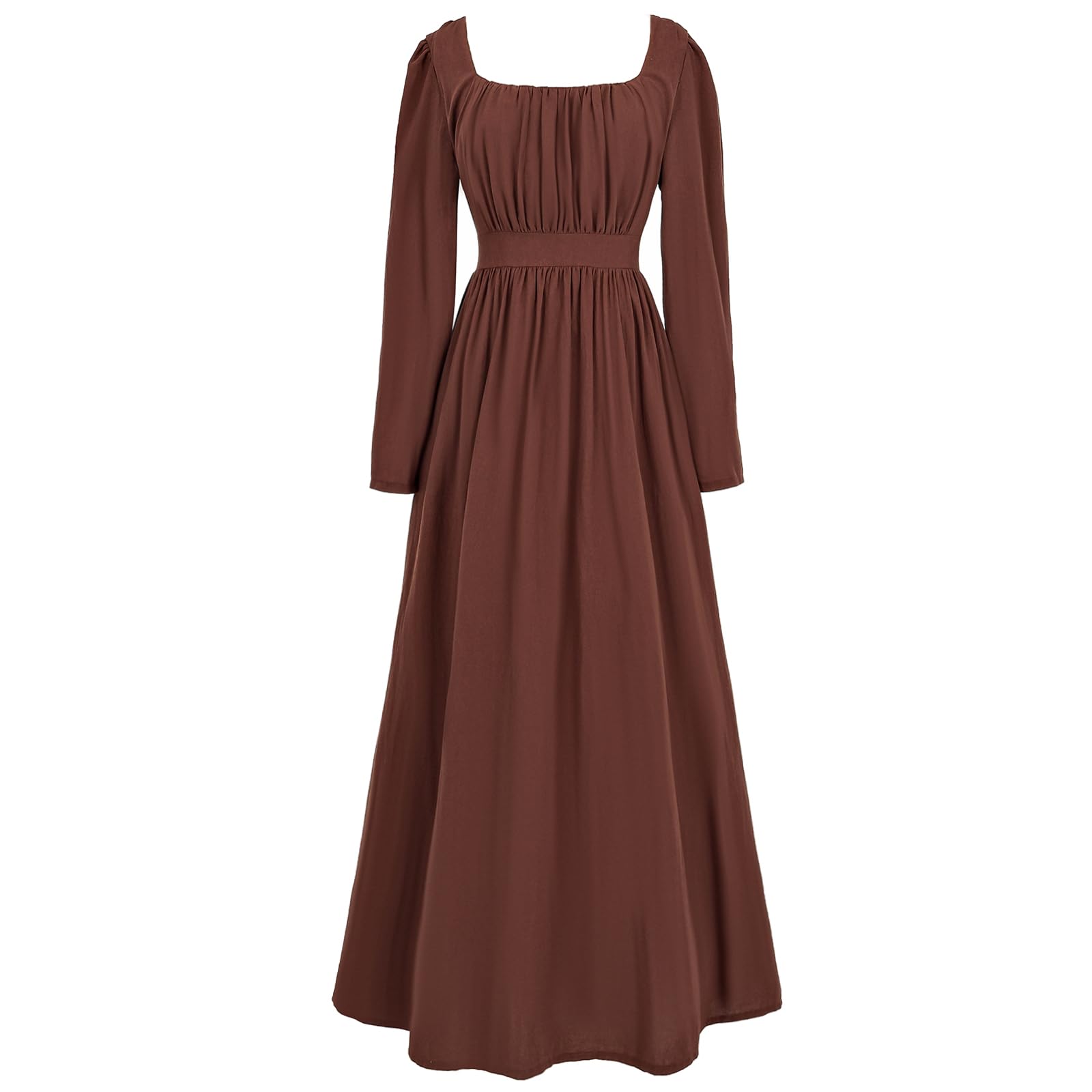 CR ROLECOS Womens Victorian Dress Long Sleeve Regency Ball Gown Costume