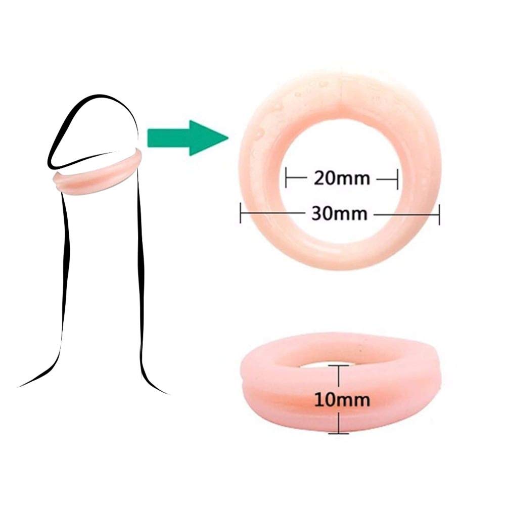 EROSPA Penis Vorhaut Zurckhalte Eichelring Cockring Foreskin Glans  Penisring 2er Set Tag + Nacht : Amazon.de: Drogerie & Krperpflege