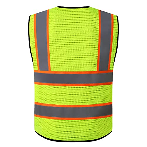 Image of Reflective Safety Vest for Men Women Construction Vest Meet ANSI /ISEA Standard