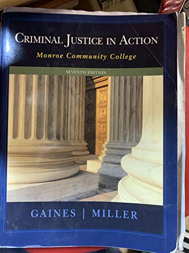 Criminal Justice in Action (Custom Edition for ... 1133888232 Book Cover