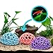 Colorful Shrimp Dome Hide - Aquarium Cherry Shrimp Hide - CTWPets Cherry Shimp Fish Tank Hide (CottonCandy Blue)