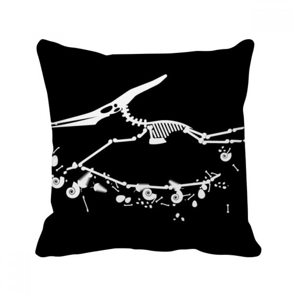 Coussin stégosaure décoratif pour canapé salon enfant 40x40cm