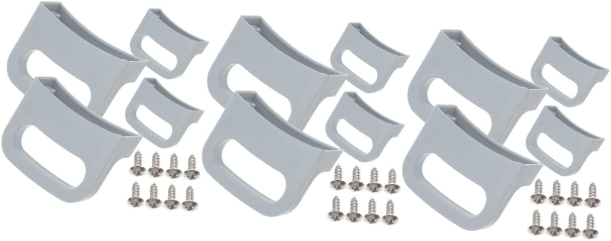SOLUSTRE 3sets -Scald Pot Handle Replacement Practical Nonskid Side Handle for Steamer Stockpot and Wok Lightweight Heat-Insulation Design for Safe Use