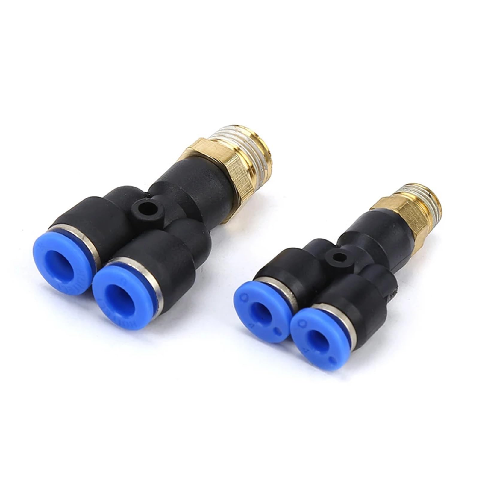 20 sztuk M5 1/4 "1/8" 1/2 "1/8" męski kształt Y x 4/6/8/10/12/14/16mm pneumatyczne 3-drożne złącze wtykowe szybkozłączka(Px4-02)