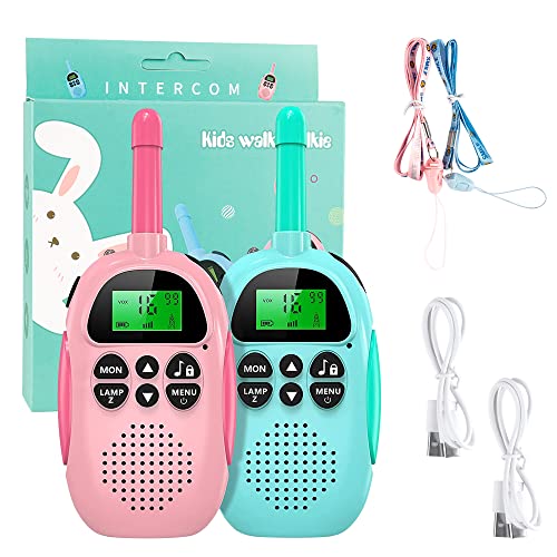 Walkie Talkie Niños Bateria Recargable Usb Marca Furado