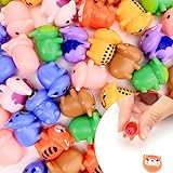 Bulk Toys - Acorn-Shaped Animal Figurines for Kids - 25 Pcs Small Figurines for Party Favors Easter Egg Fillers Goodie Bag Supplies Pinata Stuffers - Bulk Gifts for Kids - Vending Machine Toys