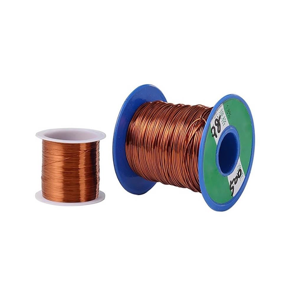 500g/roll Enamelled Wire QZY-2/180 Grade High-Temperature Resistant Enameled Copper Wire 0.49 0.51 0.6 0.7 0.8 Mm(0.49mm)