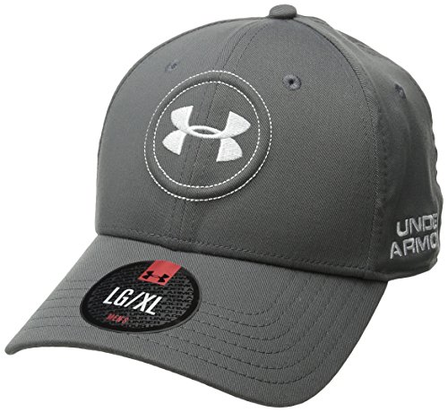 Under Armour Men's Golf Official Tour Hat, Graphite (040)/White, Large/X-Large