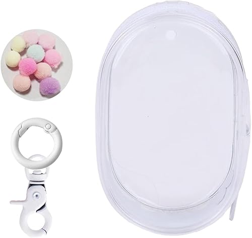 Bolsa de exhibición transparente con llavero, caja misteriosa, mini figuras, estuche de transporte, bolsa de llavero, dijes para coleccionables