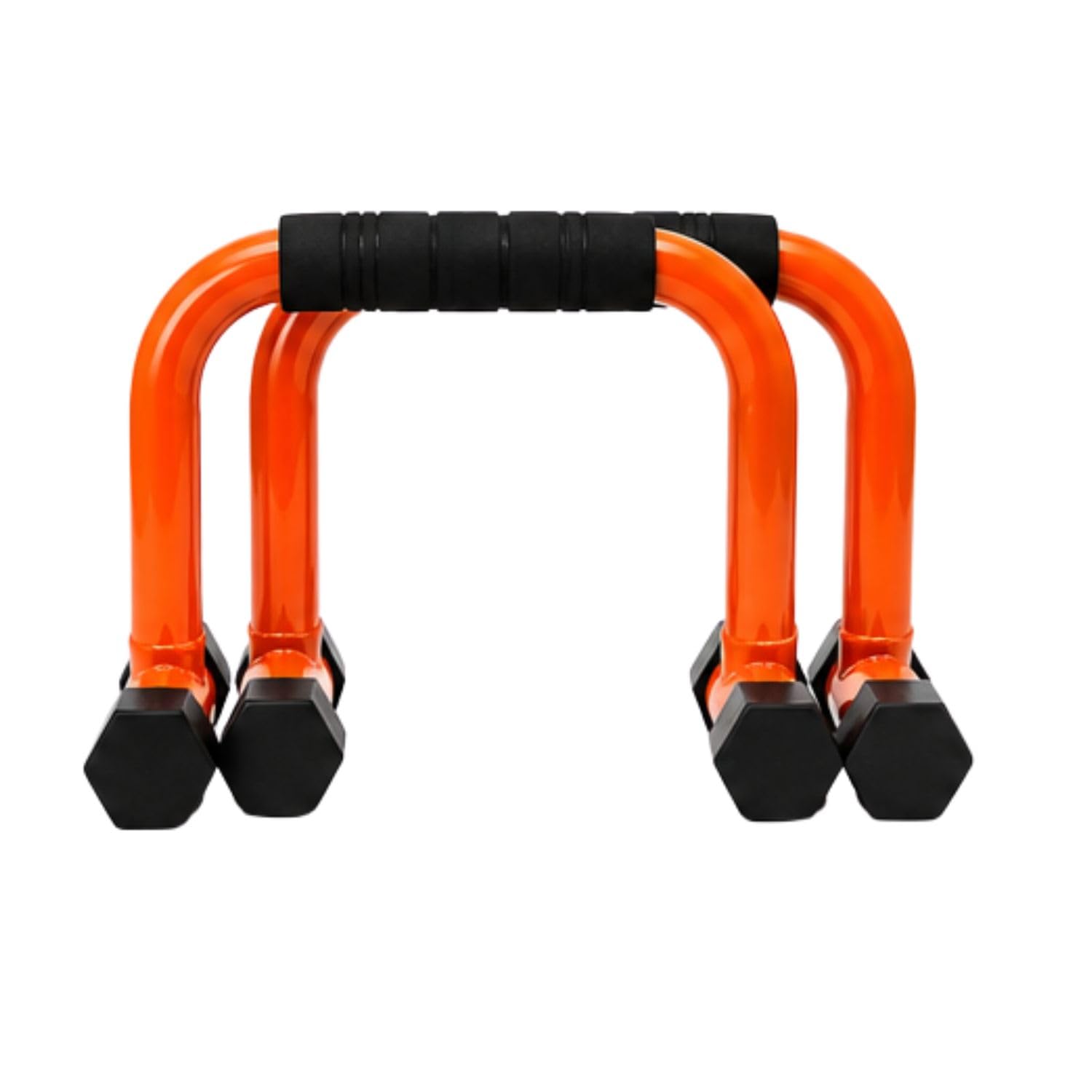 Iron Push Up Stand with Soft Grip Handles, Portable Strength Training Bars for Home Gym Workout, Stable Bodyweight Exercise Equipment for Chest, Arms, Shoulders and Core Training-image-36